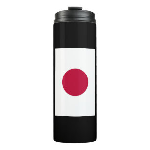 Japanse Vlag: Hinomaru, Nisshōki, Rode Rijzende Zo Thermosbeker