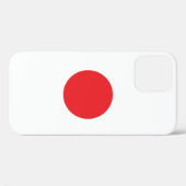 Japanse vlag Hoesje-Mate iPhone case (Achterkant (horizontaal))
