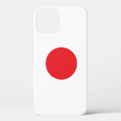Japanse vlag Hoesje-Mate iPhone case (Achterkant)