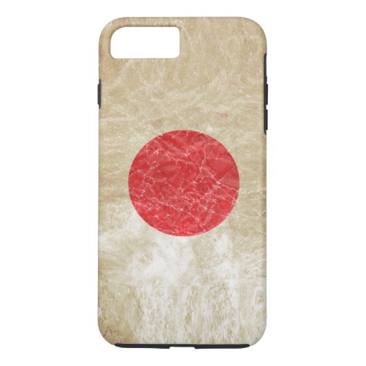 Japanse vlag in Grunge Case-Mate iPhone Case (Achterkant)