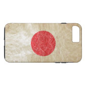 Japanse vlag in Grunge Case-Mate iPhone Case (Achterkant (Horizontaal))