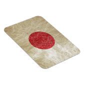 Japanse vlag in Grunge Magneet (Rechterzijde)