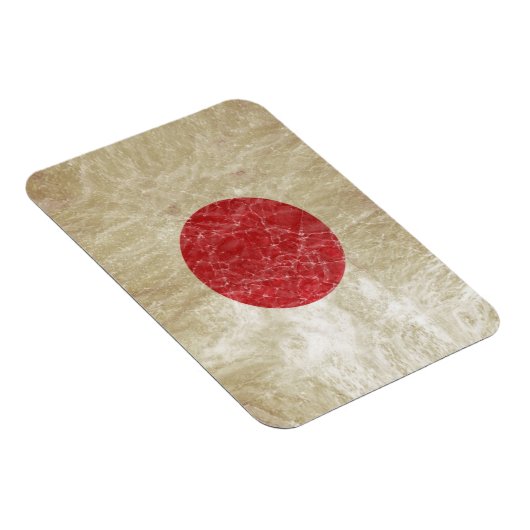 Japanse vlag in Grunge Magneet (Rechterzijde)