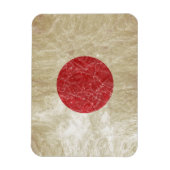 Japanse vlag in Grunge Magneet (Verticaal)