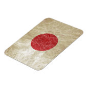 Japanse vlag in Grunge Magneet (Linkerzijde)