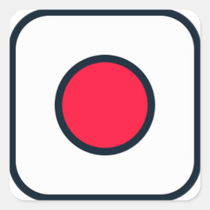 Japanse vlag instagram icon sticker