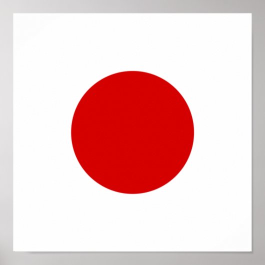 Japanse vlag Japanse Country Pride Home Etniciteit Poster (Voorkant)
