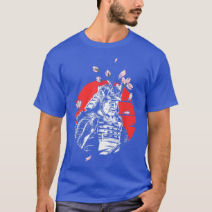 Japanse vlag Japanse kunst Samurai Shinobi Warrior T-shirt