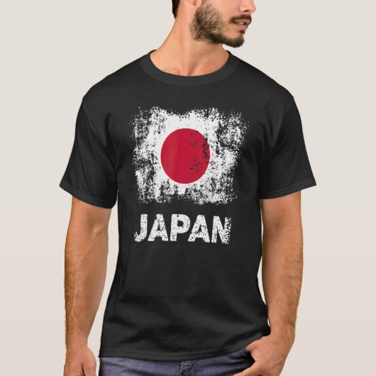 Japanse vlag Japanse vlag Japanse vlag T-shirt (Voorkant)