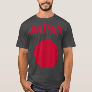 Japanse vlag Japanse vlaggesteente T-shirt