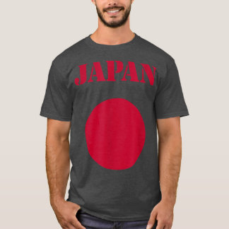 Japanse vlag Japanse vlaggesteente T-shirt