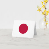 Japanse vlag kaart (Gele Bloem)