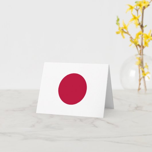 Japanse vlag kaart (Gele Bloem)