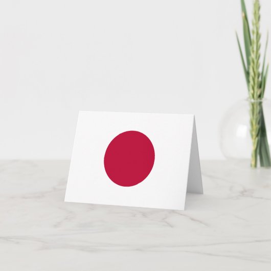 Japanse vlag kaart (Voorkant)