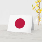 Japanse vlag kaart (Gele Bloem)