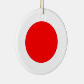 Japanse vlag keramisch ornament (Rechts)