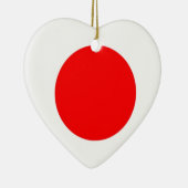 Japanse vlag keramisch ornament (Rechts)