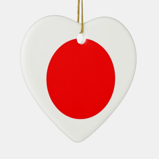 Japanse vlag keramisch ornament (Rechts)