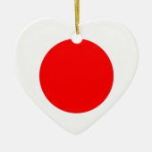 Japanse vlag keramisch ornament (Voorkant)