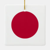 Japanse vlag keramisch ornament (Achterkant)