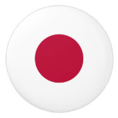 Japanse vlag keramische knop (Voorkant)