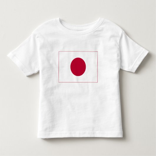 Japanse vlag kinder shirts (Voorkant)