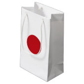 Japanse vlag klein cadeauzakje (Achterkant Gekanteld)