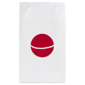 Japanse vlag klein cadeauzakje (Achterkant)