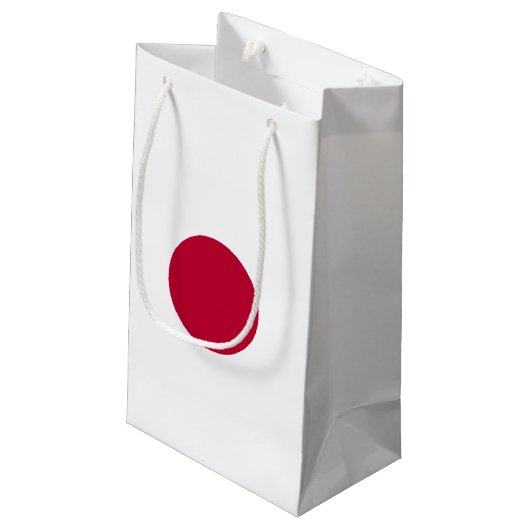 Japanse vlag klein cadeauzakje (Achterkant Gekanteld)