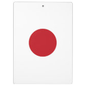 Japanse vlag klembord (Achterkant)