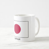 Japanse vlag koffiemok (Voorkant rechts)
