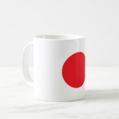 Japanse vlag koffiemok (Voorkant links)