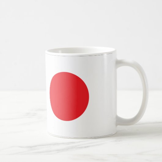 Japanse vlag koffiemok (Rechts)