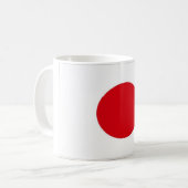 Japanse vlag koffiemok (Voorkant links)