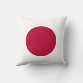 Japanse vlag kussen (Achterkant)
