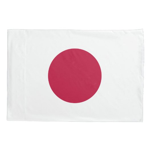 Japanse vlag kussensloop (Achterkant)