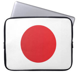 Japanse vlag laptop sleeve