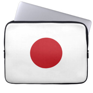 Japanse vlag laptop sleeve