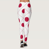 Japanse vlag leggings (Achterkant)