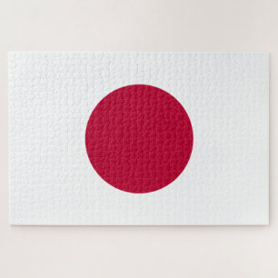 Japanse vlag legpuzzel
