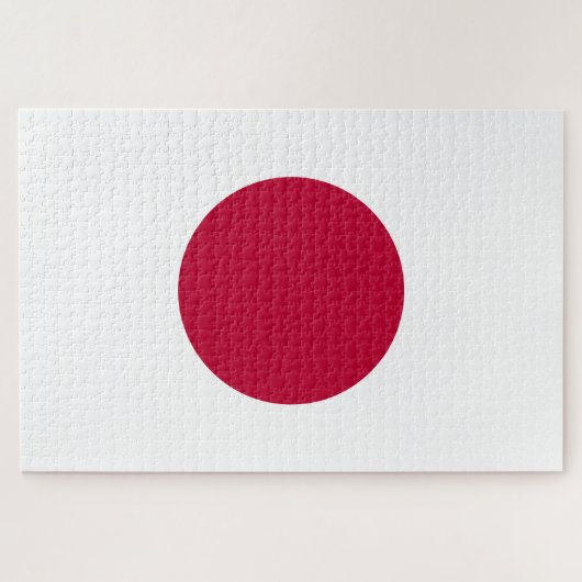 Japanse vlag legpuzzel (Horizontaal)