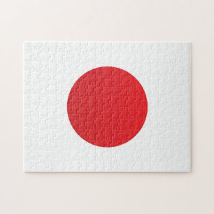 Japanse vlag legpuzzel