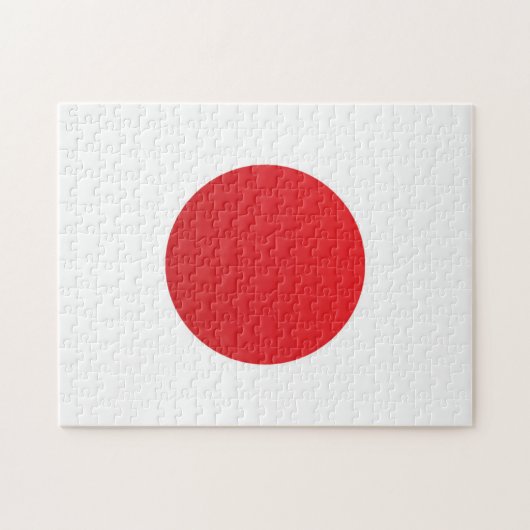 Japanse vlag legpuzzel (Horizontaal)