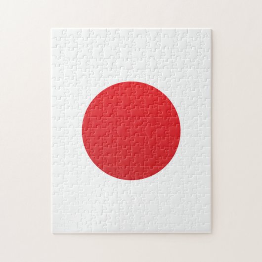 Japanse vlag legpuzzel (Verticaal)