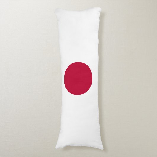 Japanse vlag lichaamskussen (Voorkant Verticaal)