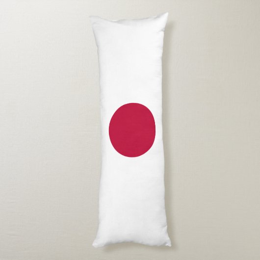 Japanse vlag lichaamskussen (Achterkant (Verticaal))