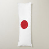 Japanse vlag lichaamskussen (Voorkant Verticaal)