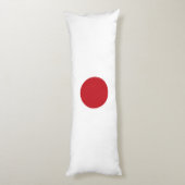 Japanse vlag lichaamskussen (Achterkant (Verticaal))
