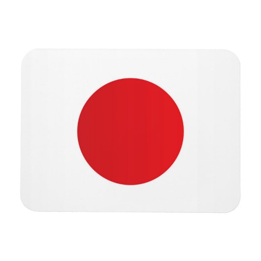 Japanse vlag magneet (Horizontaal)