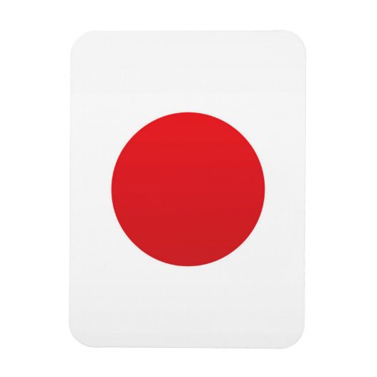 Japanse vlag magneet (Verticaal)
